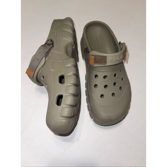 Crocs Comfort Off-road Sport Slip On Clogs With adjustable Strap Tan Mens 9 - Picture 4 of 7